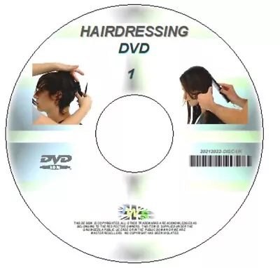 LEARN TO CUT / STYLE / COLOUR  HAIR / HAIRDRESSING 2X DVD Uk Post • £4.99
