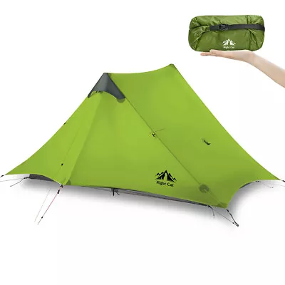 2 Person Camping Hiking Tent Sun Shelter Waterproof Double Layer Tent Ultralight • £199.98