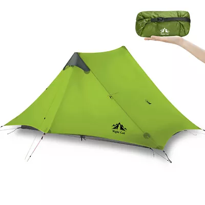 Ultralight Tent 2 Person Double Waterproof Layer Festival Camping Hiking Garden • £199.98