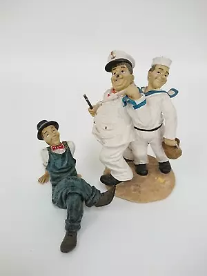 Vintage Shudehill Figurines - Laurel & Hardy Sailors & Stan Laurel Seated Rare • £9.99