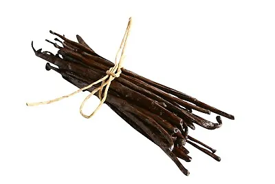 10 Organic Extract Grade B Madagascar Vanilla Beans Traditionally Cured Beans • $13.99