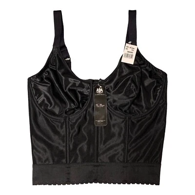 $30 • Buy Va Bien Black Corset With Bra Straps Size 36DD New With Defect