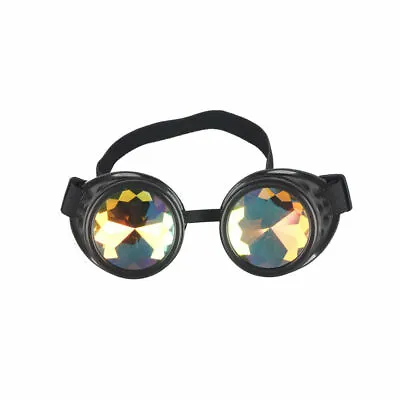 New Kaleidoscope Goggles Steampunk Rave Glasses Rainbow Christmas C.F.GOGGLE ID- • $10.96