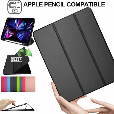 For IPad Pro 11  2022 2021 4th 3rd Generation PU Leather SMART Stand Case Cover • £6.95