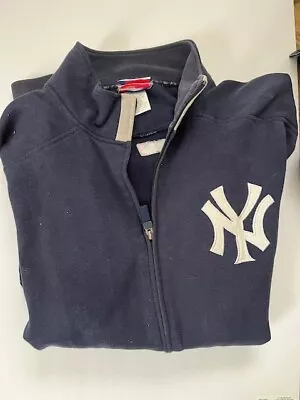 New York Yankees MLB Majestic Full Zip Therma Base Jacket Men’s 2XL • $14.99