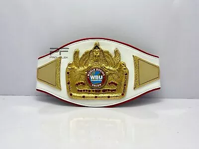 WBU World Boxing Union Championship Belt Vintage Custom Title Belt Metal Plates • $151.43