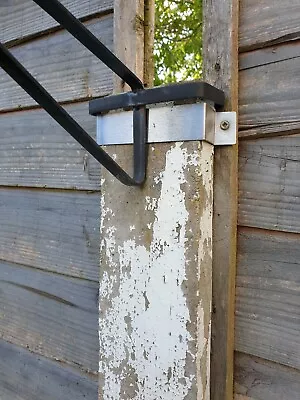 £8.49 • Buy 10 Stainless Steel Garden Fence Post Clamp Security Bracket / Anti Rattle 