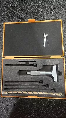 Mitutoyo 129-128 0-6  Depth Micrometer .001  Precision Machinist • $75