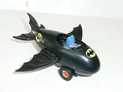 $12.21 • Buy Azrak Hamway Hong Kong 1976 Batman  Batplane  Friction Motor W/figure *original*