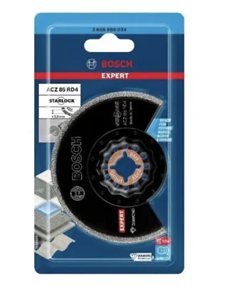 £11.99 • Buy Bosch Multi Tool Grout Removal Blade Starlock Expert Diamond ACZ85RD4 Fein AEG