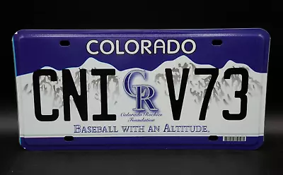 COLORADO ROCKIES License Plate - BASEBALL Coors Field Denver • $59.99
