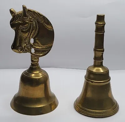 Brass Bells Horse Head And Bell • £9