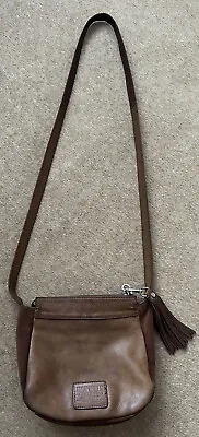 Jack Wills Brown Leather Handbag Boho • £5