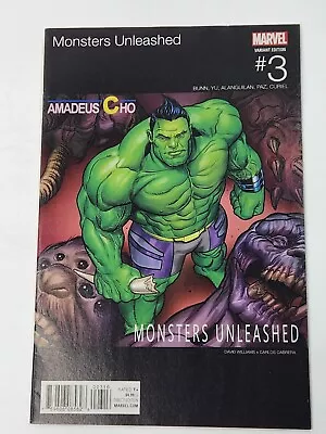 Monsters Unleashed 3 David Williams Hip-Hop Variant Marvel Comics 2017 • $99.99