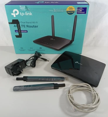 £22 • Buy TP Link Archer MR200 AC750 Dual Band Wifi 4G LTE Mobile Broadband Router - 254