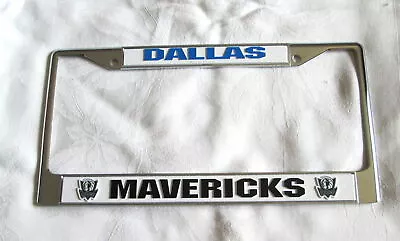 $12.99 • Buy Dallas Mavericks Embossed Chrome License Plate Frame #16 - New