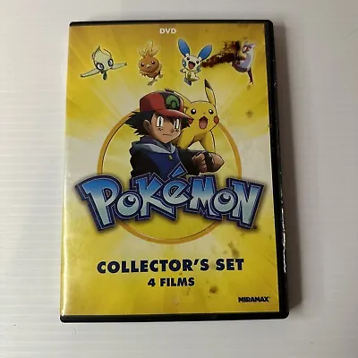 Pokemon Collector's Set 4-Films Heroes 4Ever Deoxys Jirachi DVD • $6.83