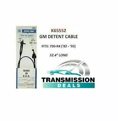 700R4 700-R4 Transmission TV Detent Kick Down Cable Teckpak K65552 • $25.10