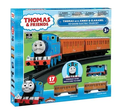 Thomas Tank Engine & Friends Annie Clarabel OO Bachmann Model Train Set 00642BE • $248.82