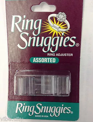   Ring Snuggies: Ring Size Reducers / Adjuster / Resizer: 6 Pack - Various Sizes • $8.99