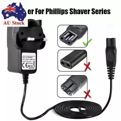 $14.23 • Buy Dock Power Adapter Shaver Razor Charger Lead Cable For Phillips Shaver Series