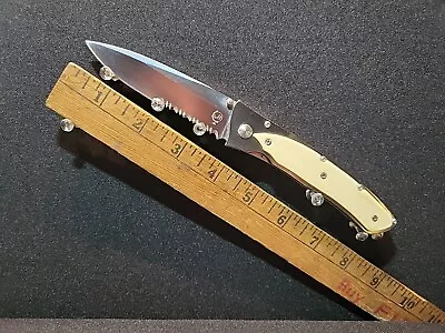 🔥ClEAN 2000s William Henry USA Evolution S07 GS Frame Lock Folding Pocket Knife • $299