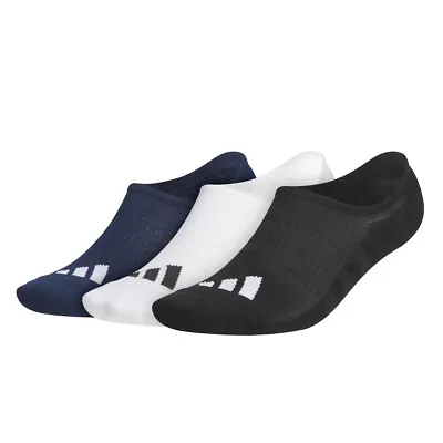Adidas Golf Unisex Primeknit No Show Golf Socks NEW (3-Pair Men's & Lady's) • $9.99