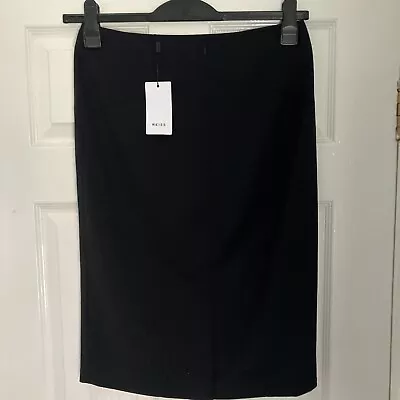 £22.99 • Buy BRAND NEW Women’s REISS Business Black Hayes Pencil Lined Skirt UK Size 10 BNWT