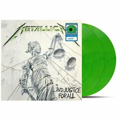 Metallica And Justice For All 2 LP Dyers Green Vinyl Blackened One New Sealed • $54.95