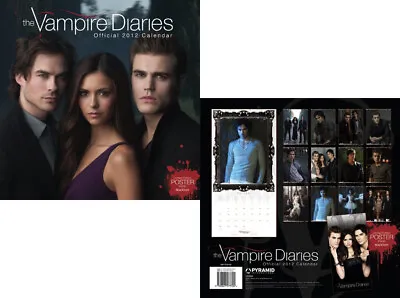 The Vampire Diaries 2012 Calendar & Poster NEW OOP Ian Somerhalder Nina Dobrev • £61.70