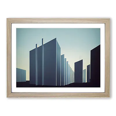 £29.95 • Buy Futuristic Buildings Architecture Vol.5 Framed Wall Art Print Large Picture