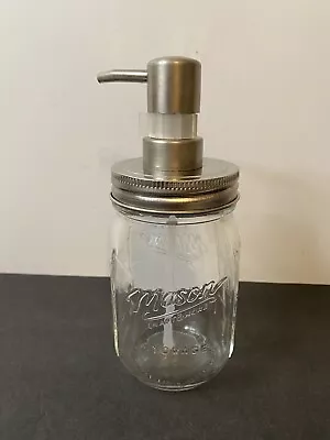 Mason Craft & More Mason Jar 16 Oz Soap Dispenser Pump New • $12