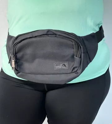 Black Fanny Pack Waist Bag Prefect For Hiking Camp And Outdoor Activity NEW! • $11.95