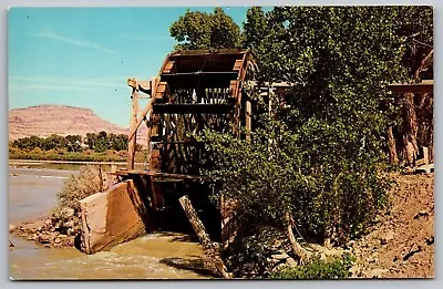 Scenic Old Water Wheel On Green River Photo By George Mclean Unp Postcard • $7.99