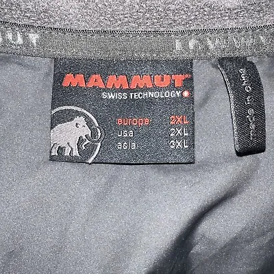 Mammut Nylon Black Mens 2XL Outdoor Windbreaker Jacket • $64.99