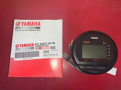 Yamaha  OEM Multi-Function Gauge Tachometer Tach Outboards NEW 6Y5-8350T-D0-00 • $289.99