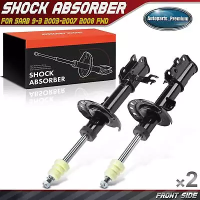 2x Front Driver & Passenger Side Shock Absorber For Saab 9-3 2003-2007 2008 FWD • $72.99