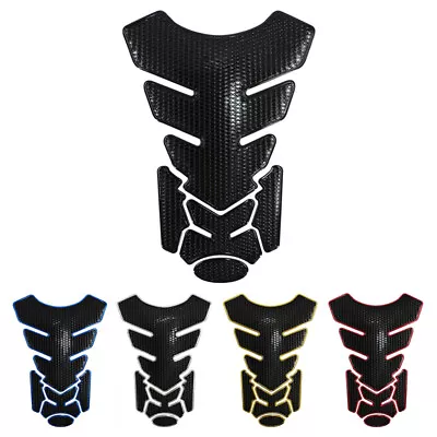 Universal Motorbike Motorcycle Carbon Tank Scratch Protector 3D Sticker Pad • $4.71