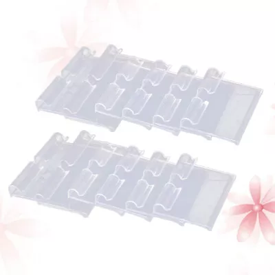 £8.99 • Buy 50PCS Wire Photo Holder Label Holders For Storage Bins Clear Holder