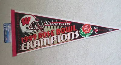 ROSE BOWL 1999 UCLA Vs. WISCONSIN 29  COLLEGE FOOTBALL Pennant • $15