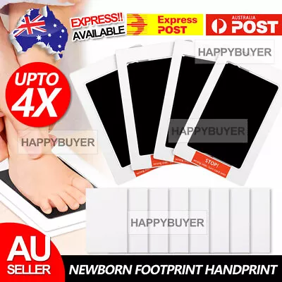 $16.75 • Buy Baby Handprint Footprint Paw Print Keepsake Wood Photo Frame Kit For Newborn Pet