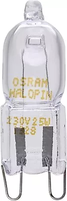 £4.99 • Buy OSRAM 66725OVEN Halopin 25W G9 Halogen Capsule Light Bulb - Cooker & Microwave 