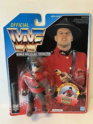 Vintage WWF Hasbro The Mountie MOC Wrestling Figure WWF • $124