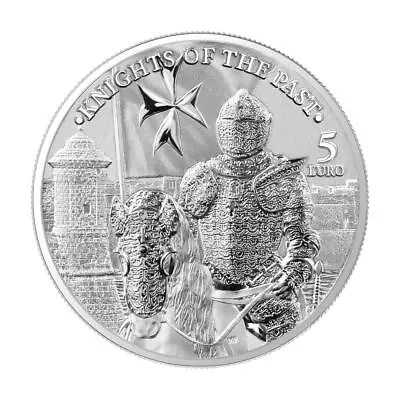 Malta 2023 5 Euro 1-oz Silver Knights Of The Past BU W/OGP • $82.35