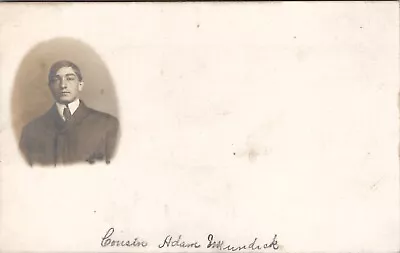 Montoursville Pennsylvania Handsome Young Man Munderich Family Postcard A25 • $15.95
