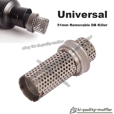 Universal Modified Motorcycle Exhaust System Silencer Pipe Removable DB Killer • $21.88
