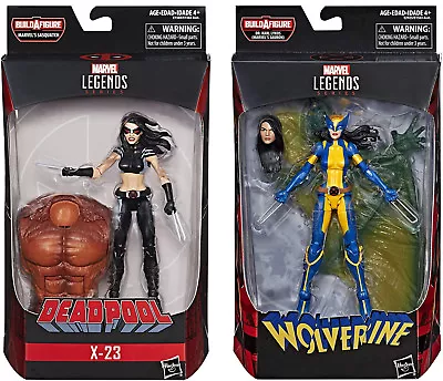 Marvel Legends ~ X-23 (X-FORCE) & X-23 (WOLVERINE) ACTION FIGURE SET ~ Deadpool • $199.99