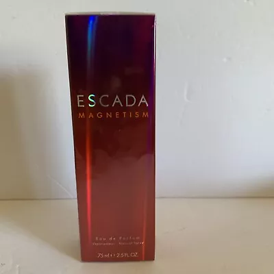 Escada Magnetism Eau De Parfum Spray 2.5 Oz 75 Ml 2003 Vintage Scannon Sealed • $30