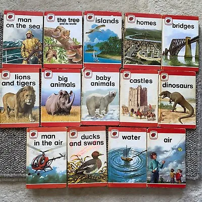 Set Of 14 Series 737 Vintage Ladybird Leaders Books - Water Air Animals Etc • £9.99