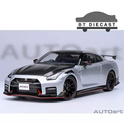 AUTOart NISSAN GT-R R35 NISMO 2022 SPECIAL EDITION 1/18 SILVER 77503  • $180